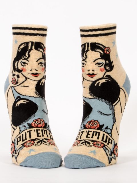 Image of Put 'Em Up W-Ankle Socks BLUEQ